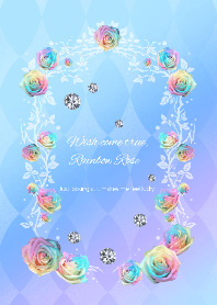 Wish come true,Rainbow Rose & Diamond