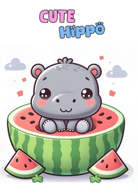 My cute pygmy hippo 03