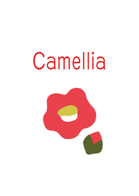 Camellia ~red and white