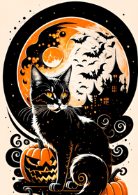 halloween cat 73f4Bb