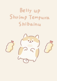 fried shrimp tempura Shiba Inu