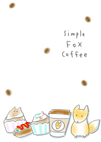 シンプル きつね コーヒー