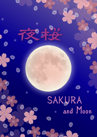 Sakura and moon