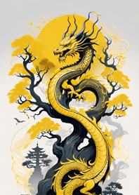 Golden dragon brings happiness Lupp8