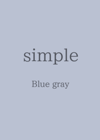 simple dusty blue theme.