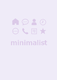 ミニマリスト **(lavender)