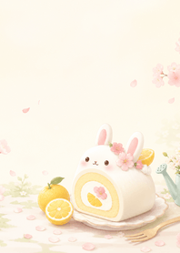 Cherry White Rabbit Yuzu Roll