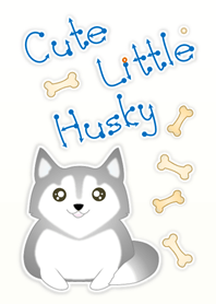 Cute Little Husky 2 (Beige V.2)