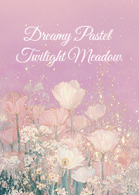 Dreamy Pastel Twilight Meadow