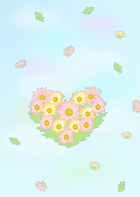 heart shaped flowers: Revised version