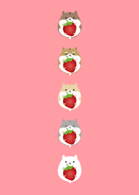 Super popular hamster-hug strawberry