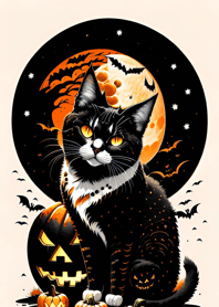 halloween cat B9a54f