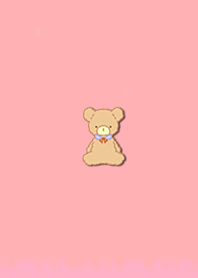 Simple bear lucky plush 1