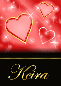 Keira-name-Love forecast-Red Heart