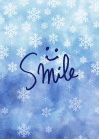 Crystal gradation blue of snow- smile16-