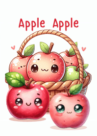 The red apple signifies good fortune.