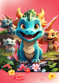 Cute dragon theme