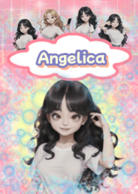Angelica little girl in bubbles BL02