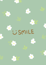 White floret Green9 from Japan