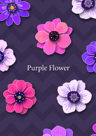 - Purple Flower -