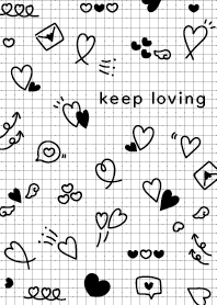 Black x Heart Stylish Heart Theme