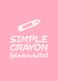 SIMPLE CRAYON <pink/white>