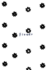 Adult black floral pattern.