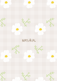 Small floral pattern natural14 Japan