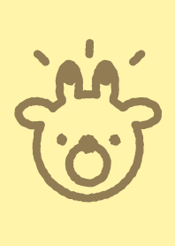 シンプルフェイス(giraffe)