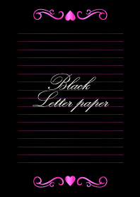 Black Letter paper *GLOSSYPINK 22*