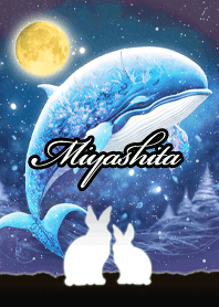 Miyashita Beautiful rabbit & whale
