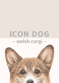 ICON DOG - Welsh Corgi 01 - BEIGE/03