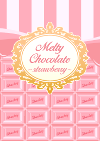 Melty chocolate " strawberry "