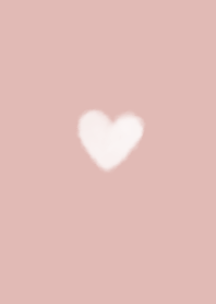 Soft heart and pink beige