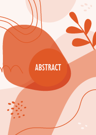 Abstract Floral Hot Cinnamon