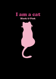 I am a Cat Black & Pink 11
