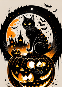 halloween cat 6751F0