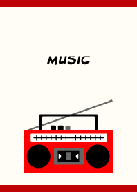 radio cassette recorder on RB