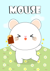 Love Cute White Mouse