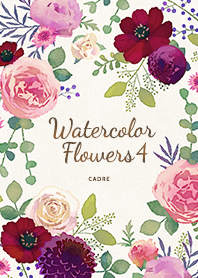 Watercolor Flowers 4（再販）