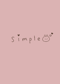 Cute Rabbit Dull Pink Line Theme Line Store