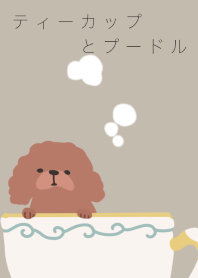 Teacup and poodle