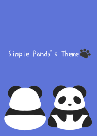 Simple Panda's Theme-DEEP BLUE