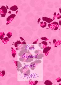 Rose leopard print -PINK-