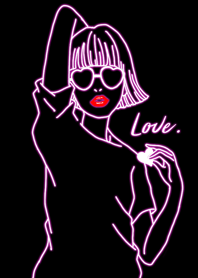 NEON GIRL -sunglasses-