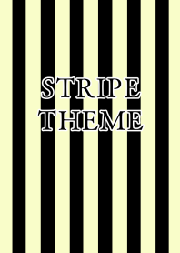STRIPE THEMEj-BLACK&LIME YELLOW