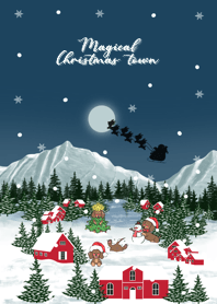 Magical christmas towns
