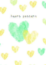 heart pattern17- watercolor-joc