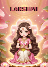 Lakshmi wealth, prosperous business.