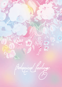 Pastel Bright Botanical #illustration(F)